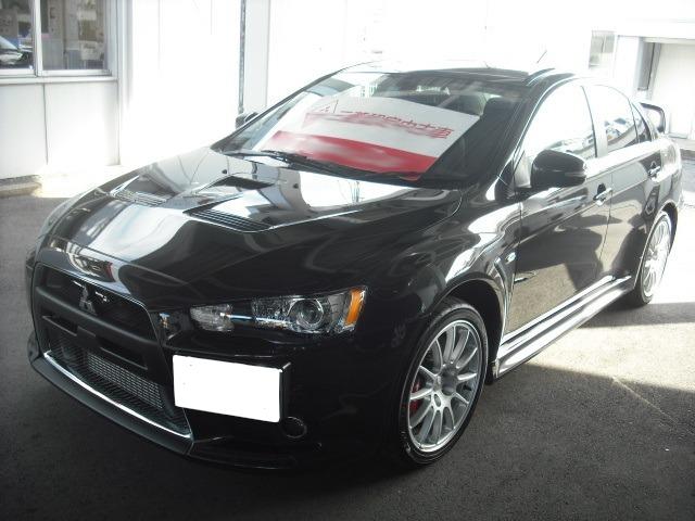 Photo: Used Mitsubishi Lancer Evolution-10, 2015 Model, Black color, Front view