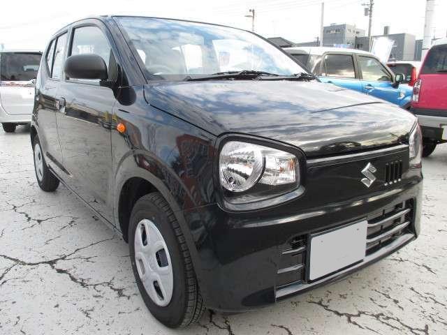 Used Suzuki Alto Black body color 2016 model photo: Front view