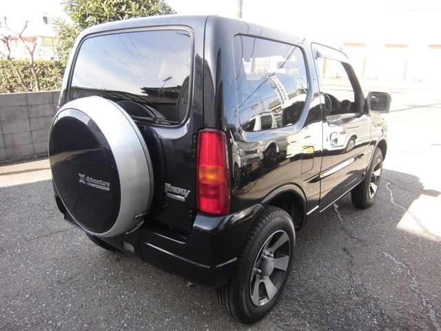 Used Suzuki Jimny, Cross Adventure, Automatic Transmission, 2010 Model, Black color photo: Back view