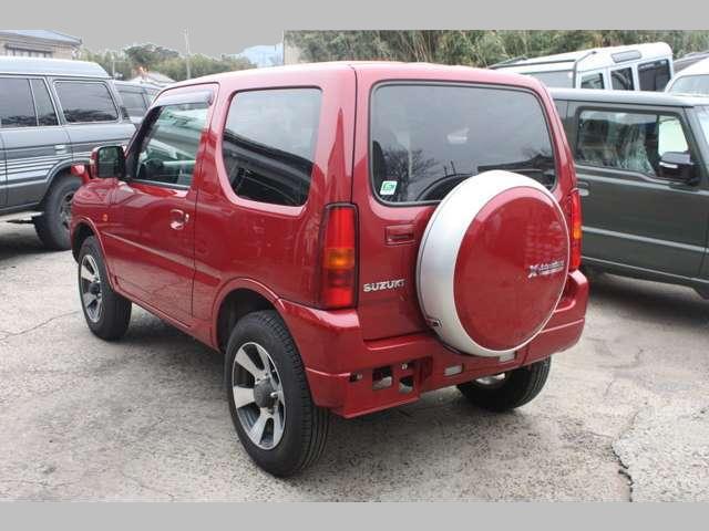 Used Suzuki Jimny, Cross Adventure, Manual Transmission, 2010 Model, Red color photo: Back view
