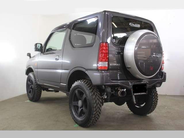 Used Suzuki Jimny, Cross Adventure, Automatic Transmission, 2010 Model, Silver color photo: Back view