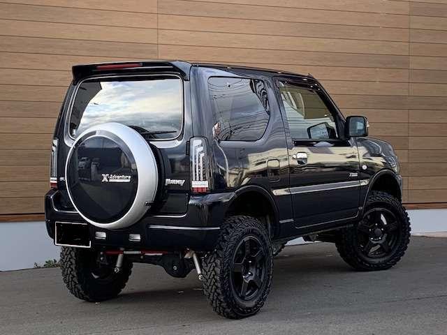 Used Suzuki Jimny, Cross Adventure, Automatic Transmission, 2012 Model, Black color photo: Back view