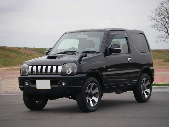 Used Suzuki Jimny, Land Venture, Manual Transmission, 2010 Model, Black color photo: Front view