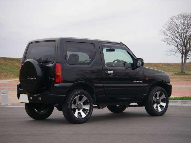 Used Suzuki Jimny, Land Venture, Manual Transmission, 2010 Model, Black color photo: Back view