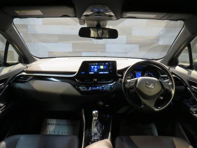 Used Toyota CHR Hybrid 2017 Model Black color photo: Interior view