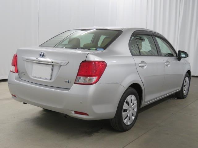 Toyota Corolla Axio Hybrid used car 2013 model Silver color photo: Rear view