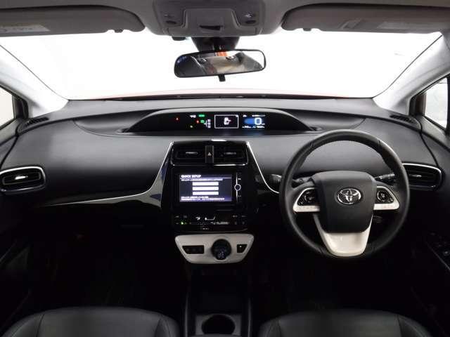 Used Toyota Prius 2016 Model Red color picture: Interior view