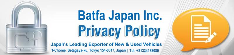 BATFA JAPAN PRIVACY POLICY
