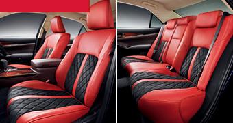 Red Leather Type Seat Covers US$ 1,200