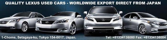 Used Lexus car exporter in Japan