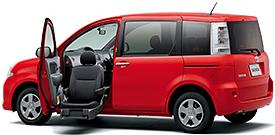 TOYOTA SIENTA FOR HANDICAPPED PERSON AT FRONT LIFT UP SEAT