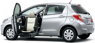 TOYOTA VITZ FOR HANDICAPPED PERSON AT FRONT LIFT UP SEAT